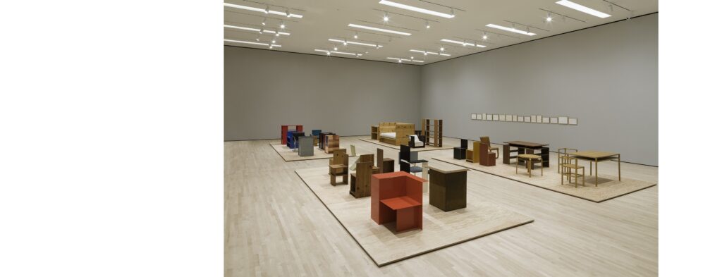 03 Donald Judd Specific Furniture, 2018 (installation view, SFMOMA); photo Katherine Du Tiel
